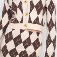 Diamond Button-front Cardigan Top - Passion 4 Fashion USA