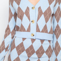 Diamond Button-front Cardigan Top - Passion 4 Fashion USA