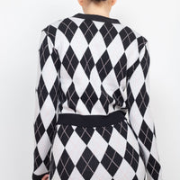 Diamond Button-front Cardigan Top - Passion 4 Fashion USA