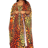 Dot Robe With Wrist Band - Passion 4 Fashion USA