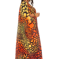 Dot Robe With Wrist Band - Passion 4 Fashion USA
