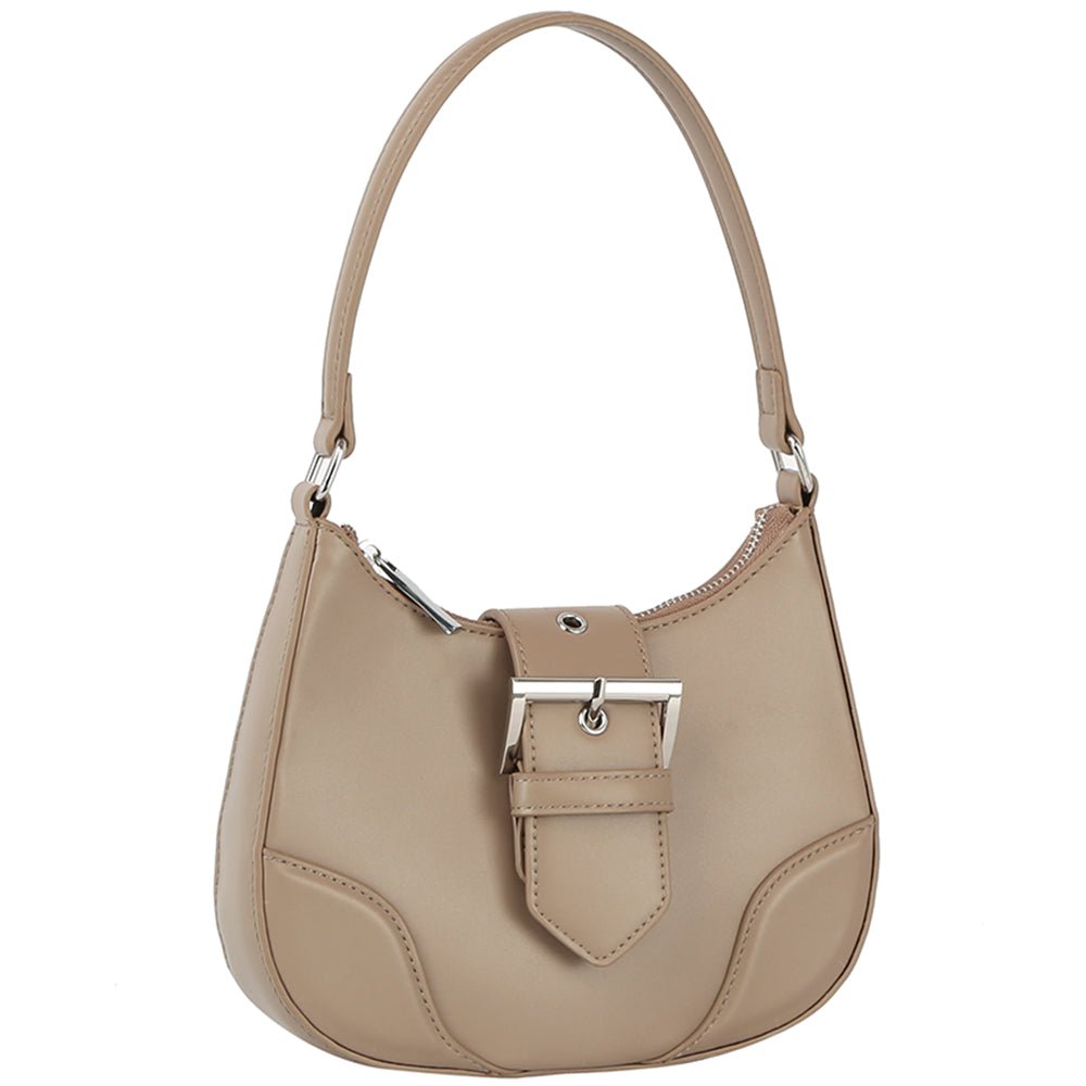【PORTERNA】Garin buckle shoulder bag BUCKLE SHOULDER BAG - Maroon | ZARA United States