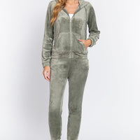 Faux Fur Jacket & Jogger Pants Set - Passion 4 Fashion USA