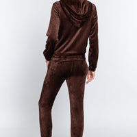 Faux Fur Jacket & Jogger Pants Set - Passion 4 Fashion USA