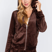 Faux Fur Jacket & Jogger Pants Set - Passion 4 Fashion USA