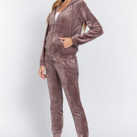 Faux Fur Jacket & Jogger Pants Set - Passion 4 Fashion USA