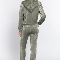Faux Fur Jacket & Jogger Pants Set - Passion 4 Fashion USA