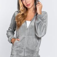 Faux Fur Jacket & Jogger Pants Set - Passion 4 Fashion USA