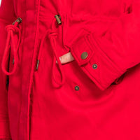 Fleece Lined Fur Hoodie Utility Jacket - Passion 4 Fashion USA