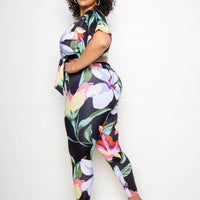 Flower Jogger & Top Set - Passion 4 Fashion USA