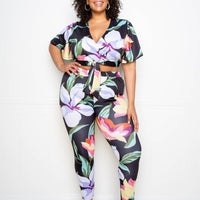 Flower Jogger & Top Set - Passion 4 Fashion USA