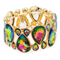 Gem Crystal Stone Stretch Bracelet - Passion 4 Fashion USA