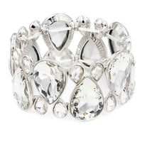 Gem Crystal Stone Stretch Bracelet - Passion 4 Fashion USA