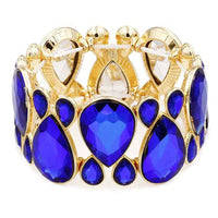 Gem Crystal Stone Stretch Bracelet - Passion 4 Fashion USA