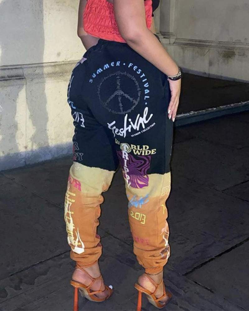 Graffiti Jogger Pants - Passion 4 Fashion USA