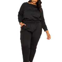 Grommet Detail Lounge Sets - Passion 4 Fashion USA