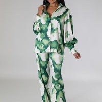 High Waisted Pants Two Piece Set - Passion 4 Fashion USA