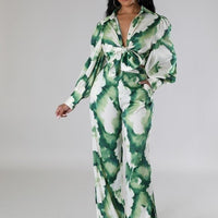 High Waisted Pants Two Piece Set - Passion 4 Fashion USA