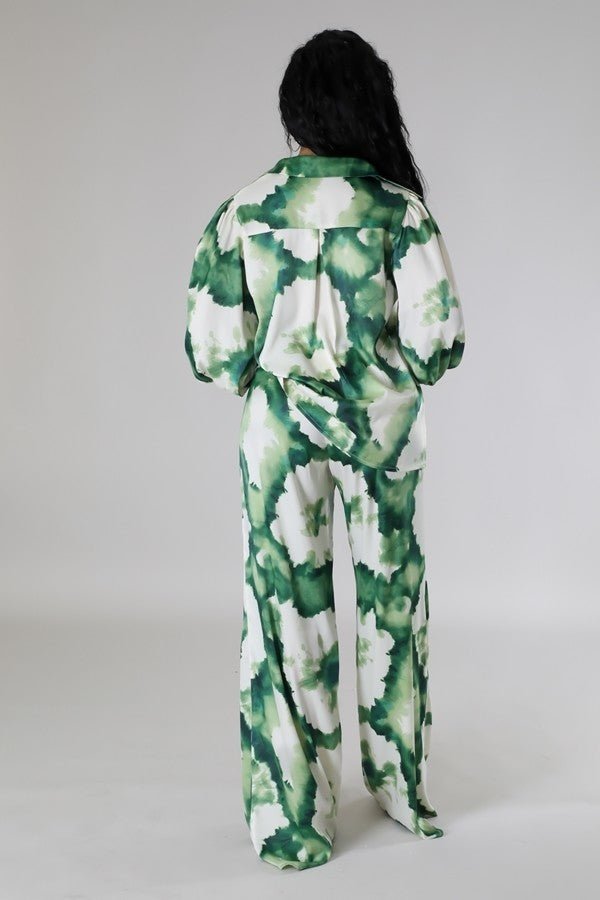 High Waisted Pants Two Piece Set - Passion 4 Fashion USA