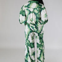 High Waisted Pants Two Piece Set - Passion 4 Fashion USA