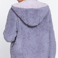 Hoodie Faux Fur Reversible Jacket - Passion 4 Fashion USA