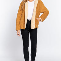 Hoodie Faux Fur Reversible Jacket - Passion 4 Fashion USA