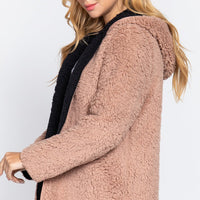 Hoodie Faux Fur Reversible Jacket - Passion 4 Fashion USA