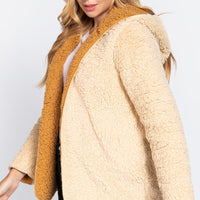 Hoodie Faux Fur Reversible Jacket - Passion 4 Fashion USA