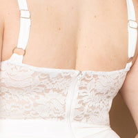 Lace Bust Plus Size Jumpsuit - Passion 4 Fashion USA