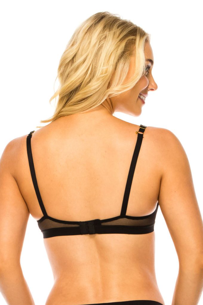 Mesh Band No Wire Bra - Passion 4 Fashion USA