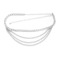 Metal Multi Chain Layered Bally Chain Belt - Passion 4 Fashion USA