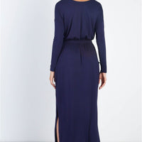 Midi Sleeve Basic Maxi Dress - Passion 4 Fashion USA