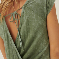 Mineral Washed Finish Knit Jumpsuit - Passion 4 Fashion USA