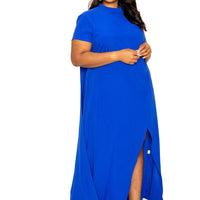 Mock neck back cape dress - Passion 4 Fashion USA