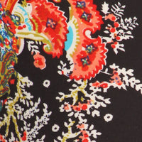 Multi-color Paisley Print, Banded, Full Length Leggings In A Fitted Style With A High Waisted - Passion 4 Fashion USA