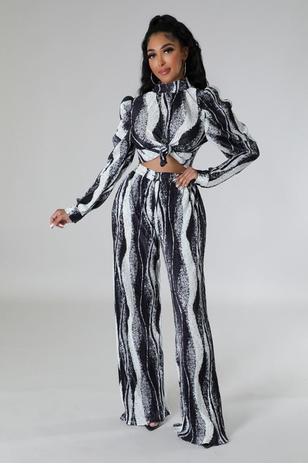 Non-stretch Two-piece Set - Passion 4 Fashion USA