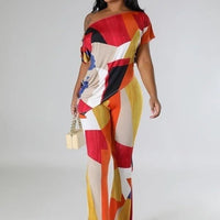 Off Shoulder Two-piece Set - Passion 4 Fashion USA