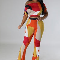 Off Shoulder Two-piece Set - Passion 4 Fashion USA