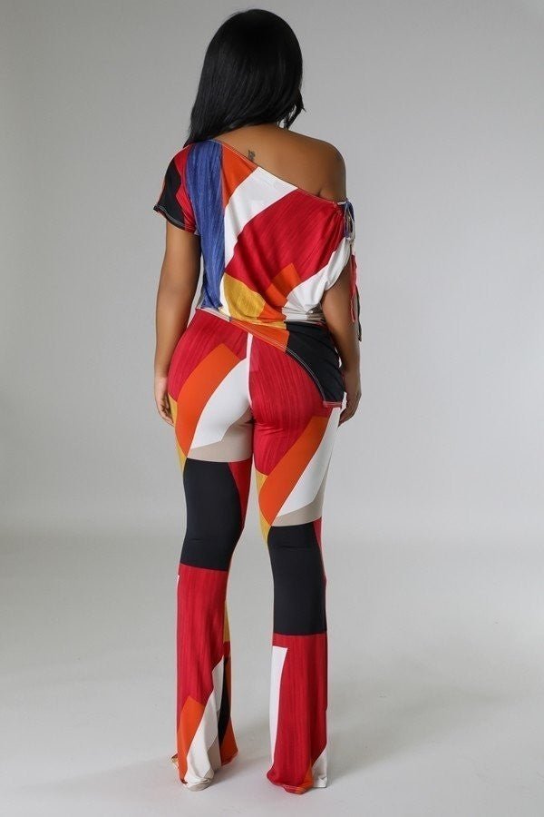 Off Shoulder Two-piece Set - Passion 4 Fashion USA