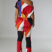 Off Shoulder Two-piece Set - Passion 4 Fashion USA