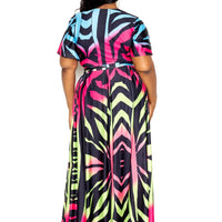 Ombre Animal Maxi Skirt & Top Set - Passion 4 Fashion USA