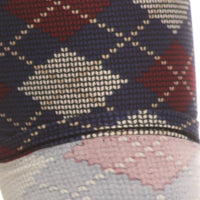 Plus Size Plaid Graphic Printed Knit Legging With Elastic Waist Detail - Passion 4 Fashion USA