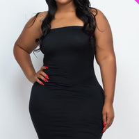Plus Tube Bodycon Dress - Passion 4 Fashion USA