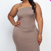 Plus Tube Bodycon Dress - Passion 4 Fashion USA