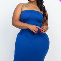 Plus Tube Bodycon Dress - Passion 4 Fashion USA