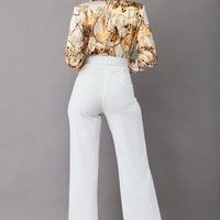 Print Top Detailed Fashion Jumpsuit - Passion 4 Fashion USA