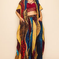 Printed Wide Pants Set - Passion 4 Fashion USA