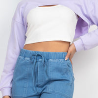 Ribbed Sleeveless Top With Shrug Sweater - Passion 4 Fashion USA