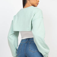 Ribbed Sleeveless Top With Shrug Sweater - Passion 4 Fashion USA