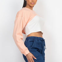 Ribbed Sleeveless Top With Shrug Sweater - Passion 4 Fashion USA